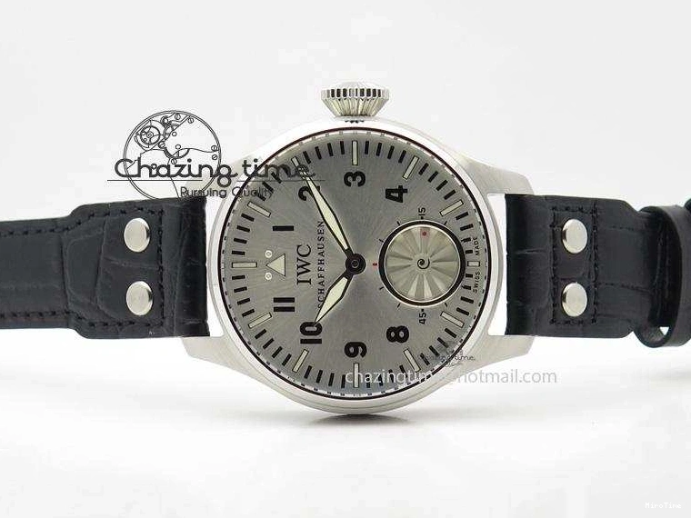 MIROTIME 0511 Big Pilot “Markus Buhler” IW5003 Turbine V6F Best Edition Silver Dial On Leather Strap A Reliable 7315